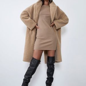 Textured voluminous dress